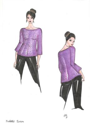 Casacca-morbida-scollata-in-tessuto-maglia-Macon